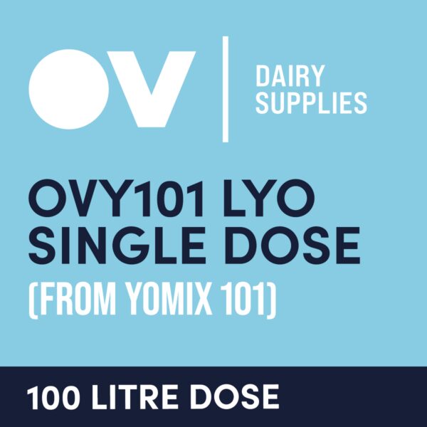 Yoghurt culture OVY101 LYO single dose (from YO MIX 101) 100 Litre