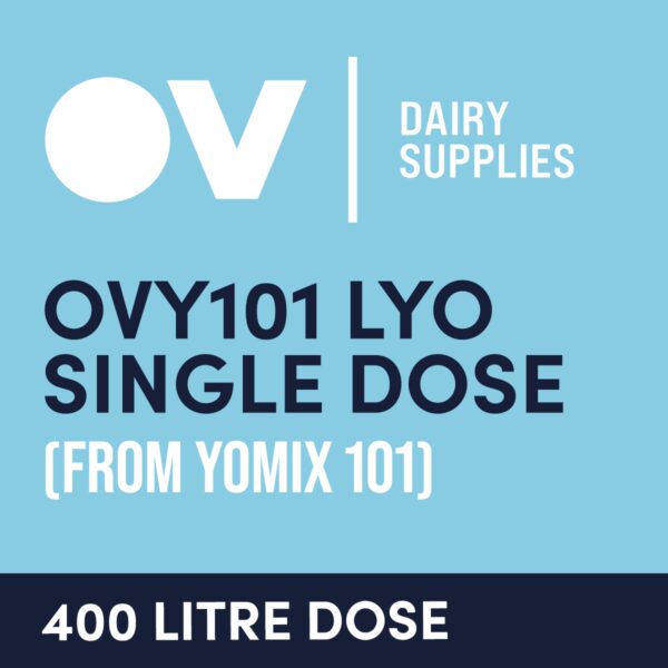 Yoghurt culture OVY101 LYO single dose (from YO MIX 101) 400 Litre